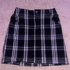 HOLLISTER plaid mini skirt